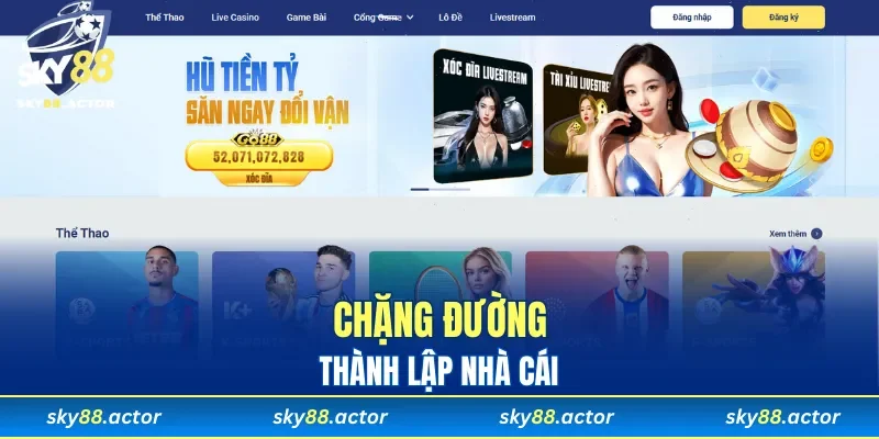 Khám phá nét đáng nhớ khi thành lập nhà cái