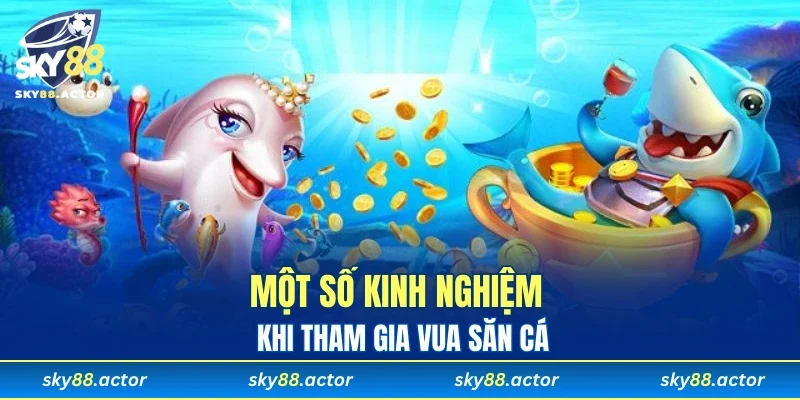 Một số kinh nghiệm khi tham gia vua săn cá